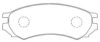 SUZUK 4106075J25 Brake Pad Set, disc brake